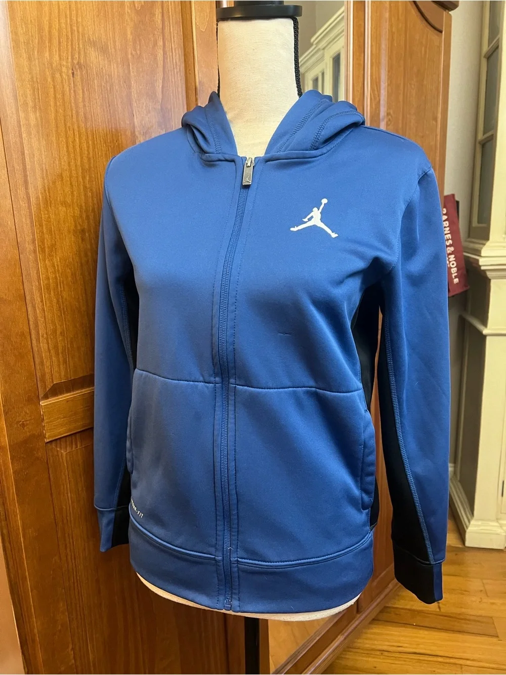 Jordan Navy Blue Full-Zip Hoodie Jacket